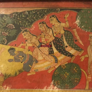 1315-sold-old-indian-miniature-jain-painting-rare-subject