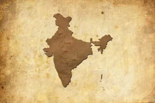 depositphotos 779157198 stock photo map india old ancient vintage