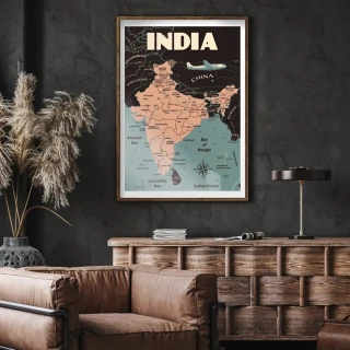 india-map-poster