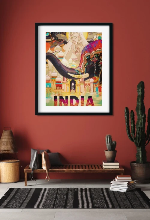 vintage-india-travel-postcard-poster-merideewar-3-4-vertical-premium-wall-art-by-merideewar-706439019.webp